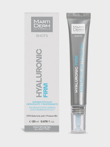 Shot Hyaluronic Firm de Martiderm: Hidratación y Firmeza con Ácido Hialurónico y Proteum 89+